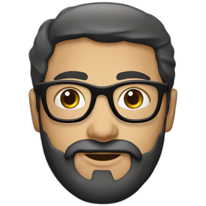 Musulman métisse lunettes soleil emoji