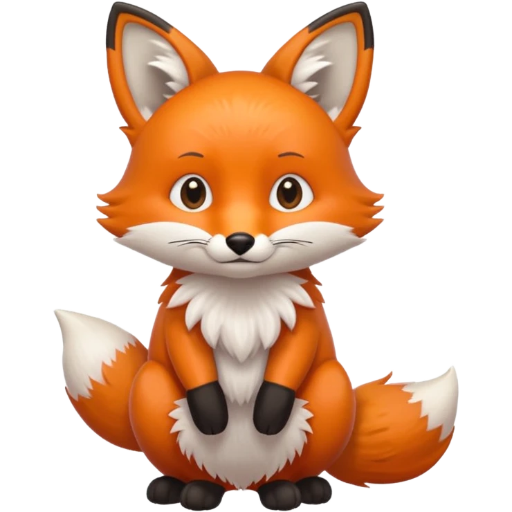 A cute fox emoji