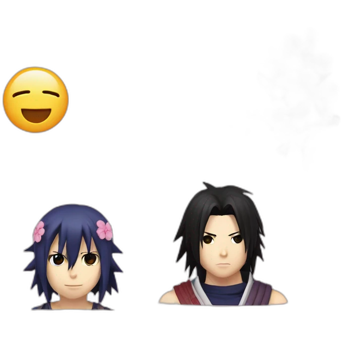 sasuke and sakura emoji