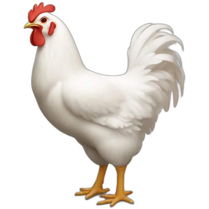 white chicken emoji