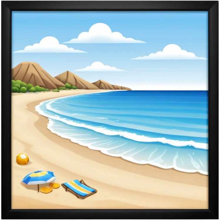 Beach emoji