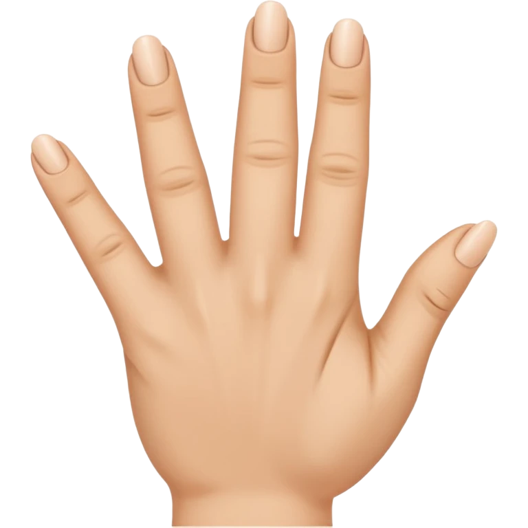 the ring finger, index finger, and middle finger facing up emoji