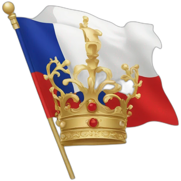 French Monarchy flag emoji