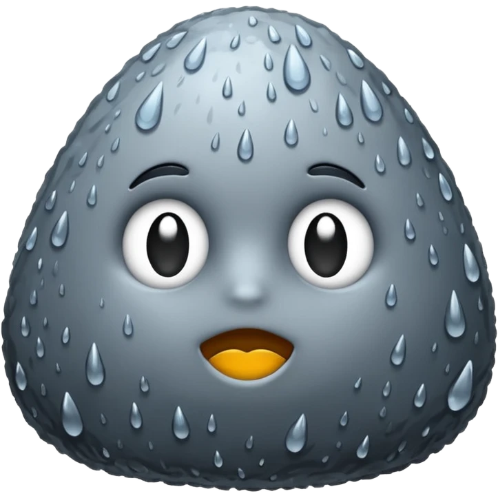 67 rain rock emoji