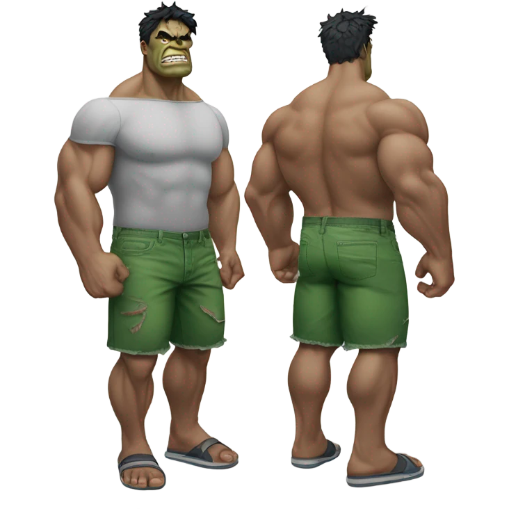 Fat hulk emoji