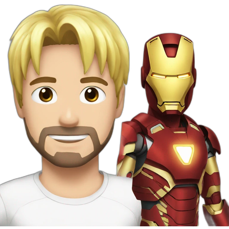 Iron man with Naruto  emoji