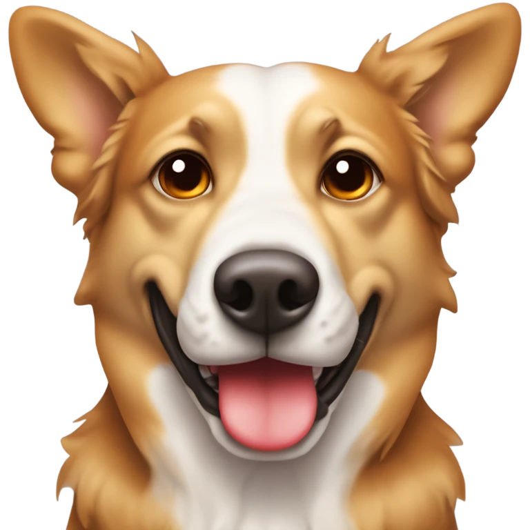 perro con anteojos de corazón y tomando sol emoji