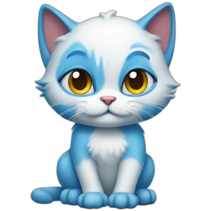 Smurf cat emoji