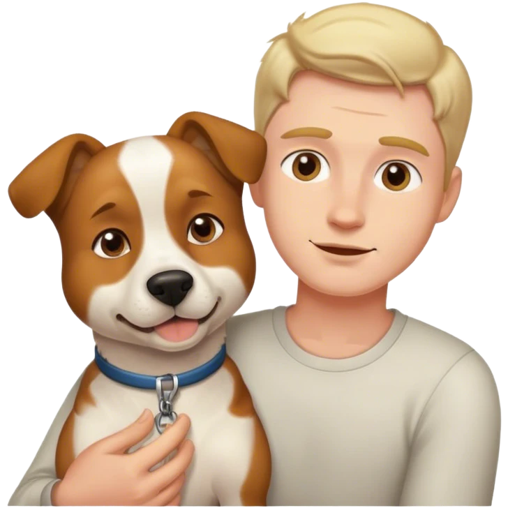 Hitler and a dog emoji