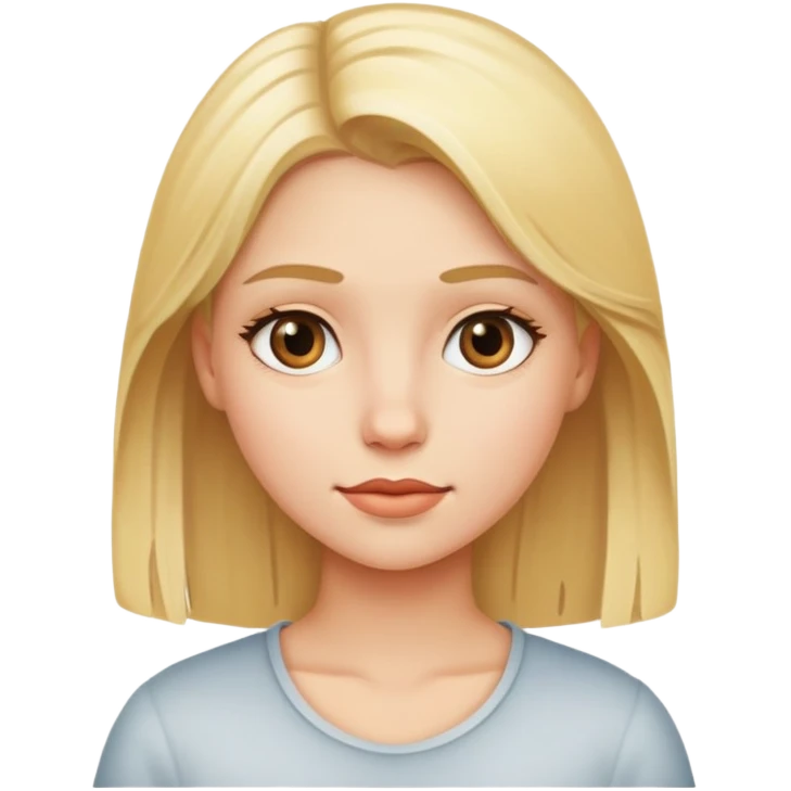 blond girl emoji
