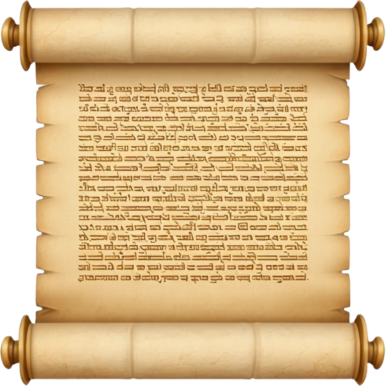 stylish papyrus scroll emoji