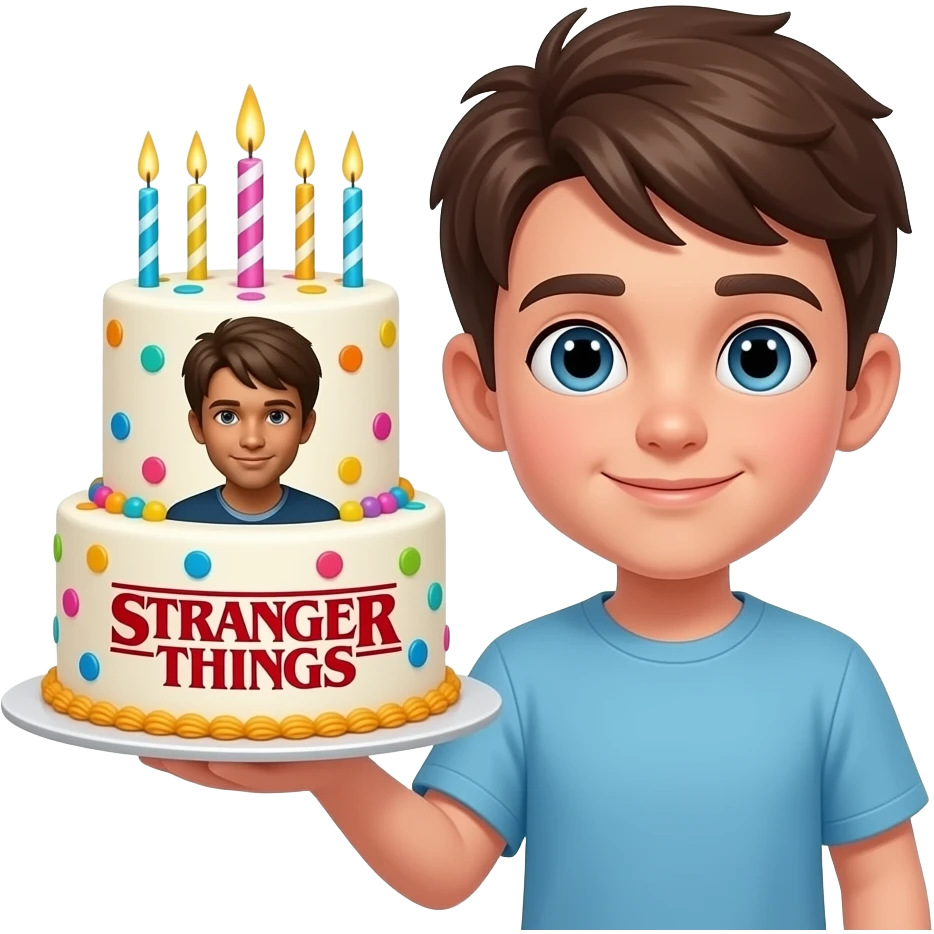 13TH BIRTHDAY STRANGER THINGS emoji