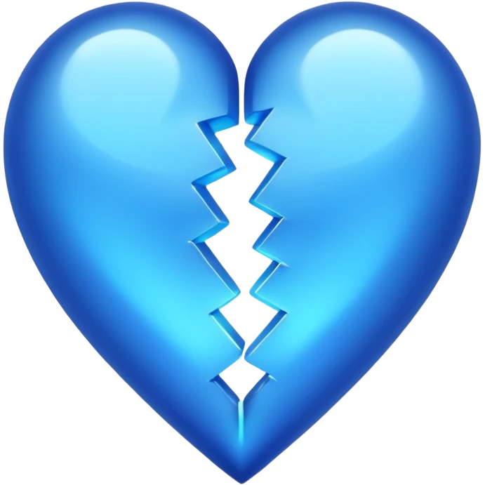 Dos coras azules pero arriba de otro pero solo 2 coras azules como este quiero pero en azul 💞 emoji