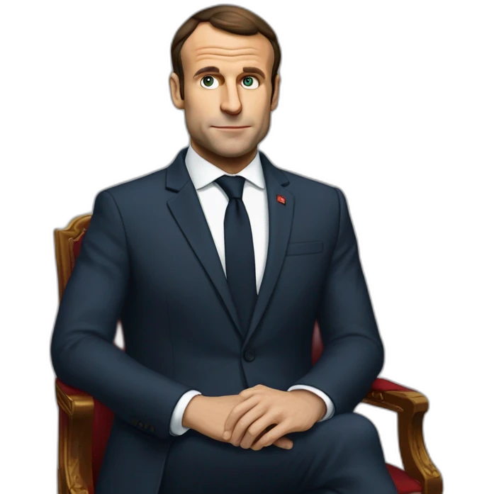 macron qui fume un join emoji