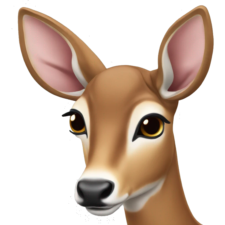 white tailed doe emoji