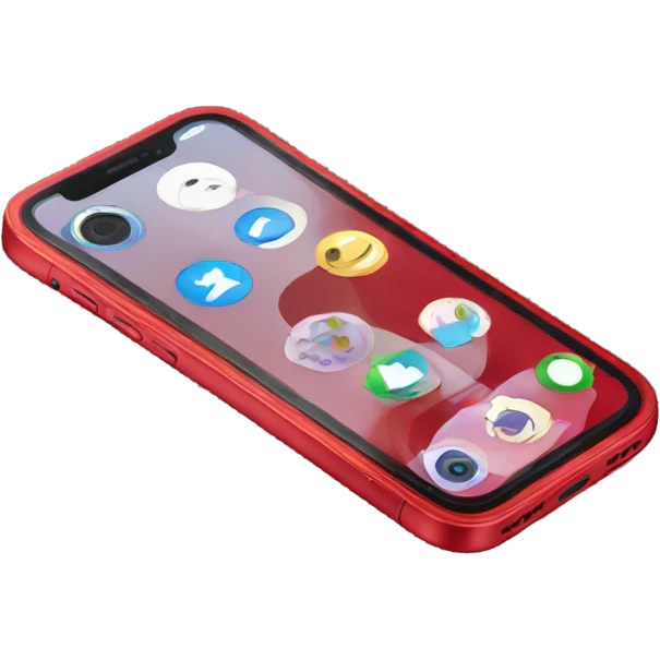 iPhone 13 red emoji