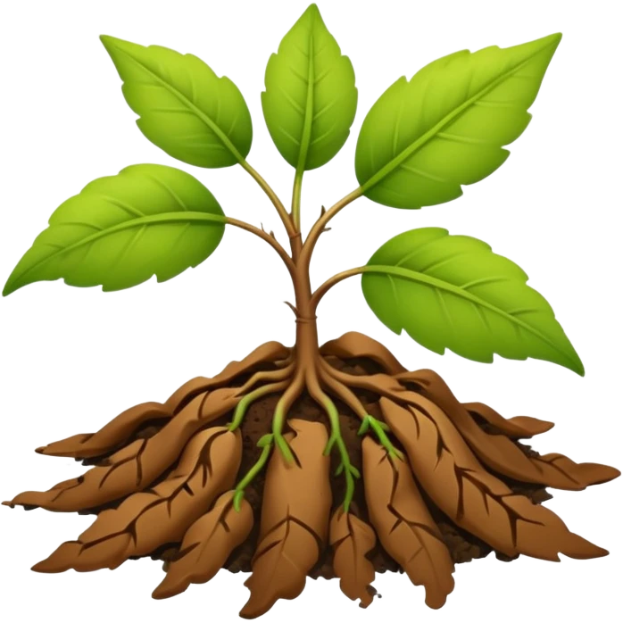 росток с листиками умирает и пригнулся к земле
 emoji