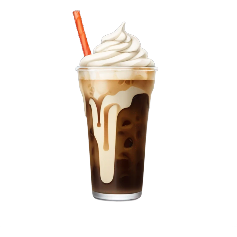 Iced coffee  emoji