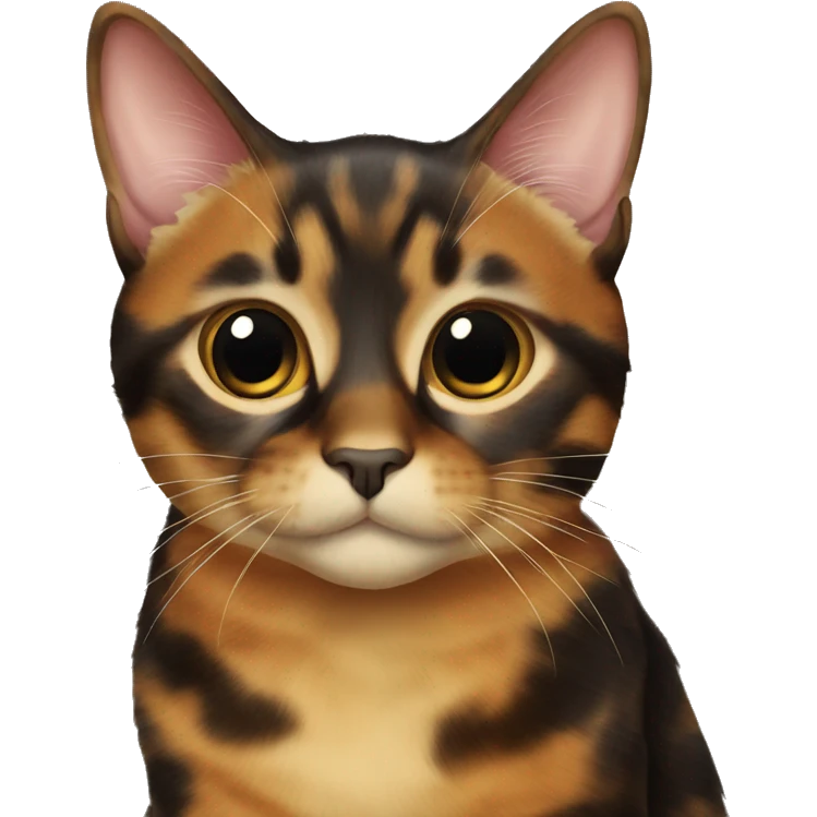 Tortoiseshell cat emoji