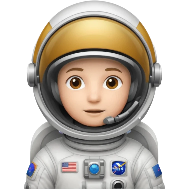 Engineer in an white astronaut suit emoji