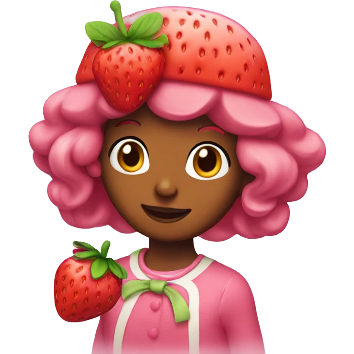 strawberry shortcake  emoji