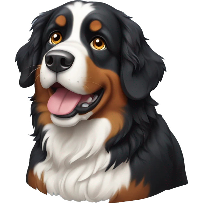 Bernese mountain dog emoji