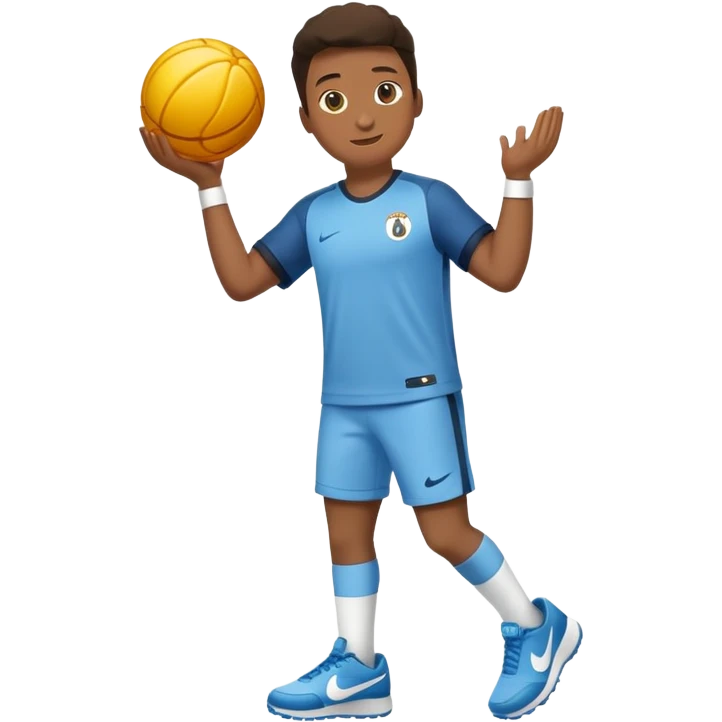 Faça uma emoji de um menino vestido de nike emoji