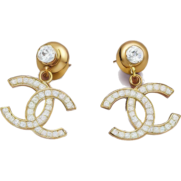 Chanel earrings diamond  emoji
