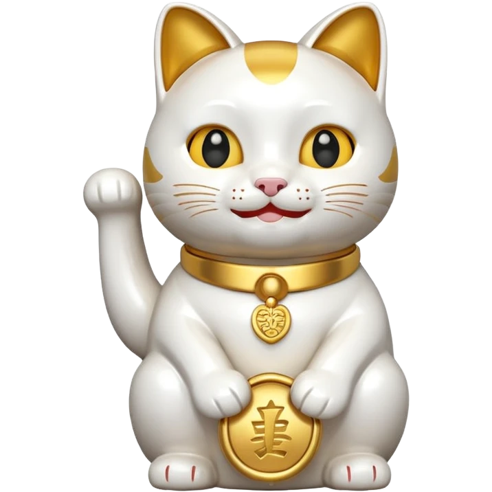 Lucky cat emoji