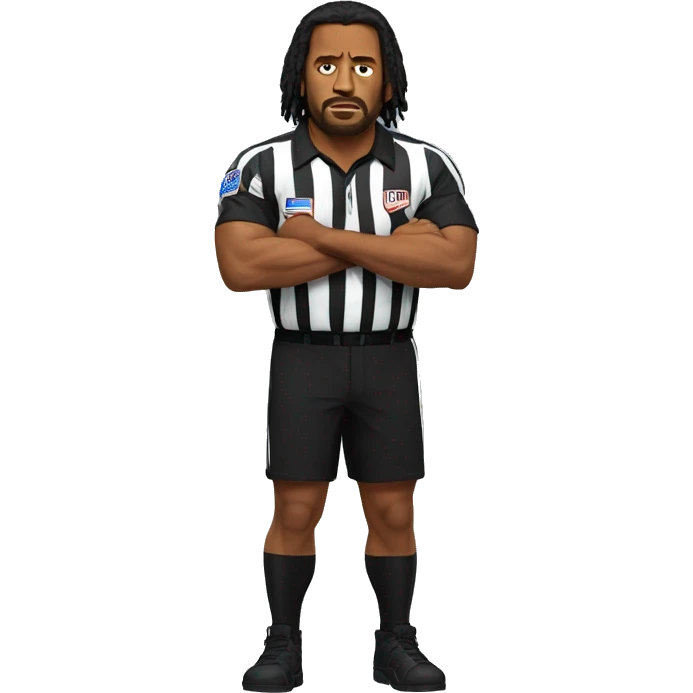 ufc referee herb dean shrugging his shoulders emoji