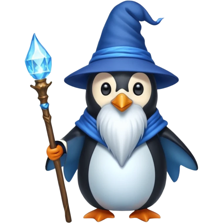 Penguin Wizard emoji