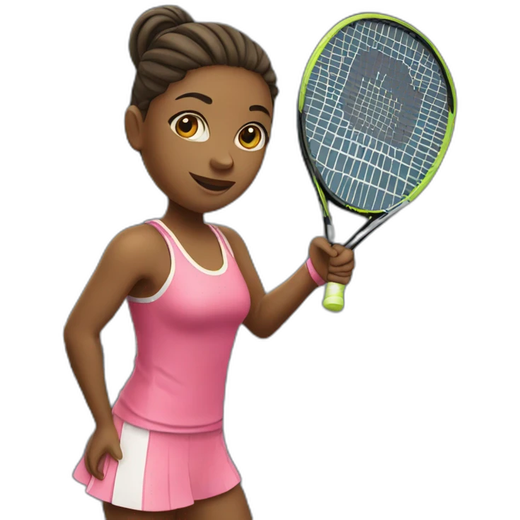 Girl tennisplayer emoji