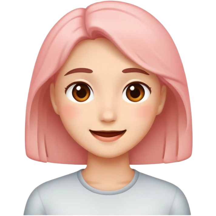 Blushing emoji