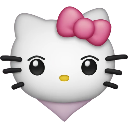 hello kitty heart emoji