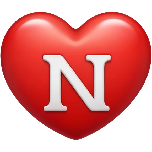 heart with N inside it  emoji