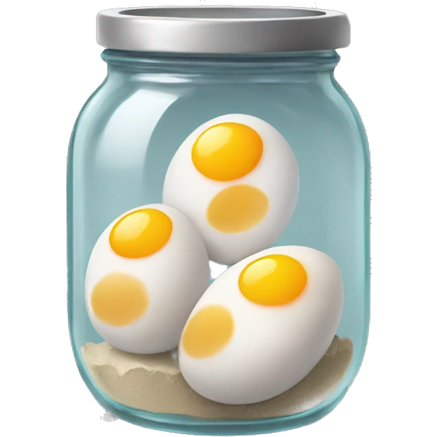 eggs in a jar emoji
