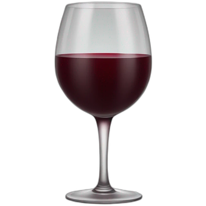 Red wine glass emoji