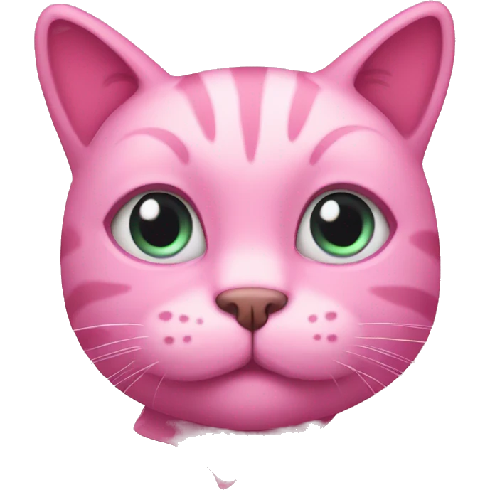 Pink cat  emoji