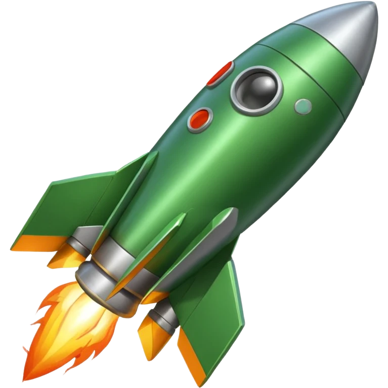 green (EAF3B2) rocket  emoji