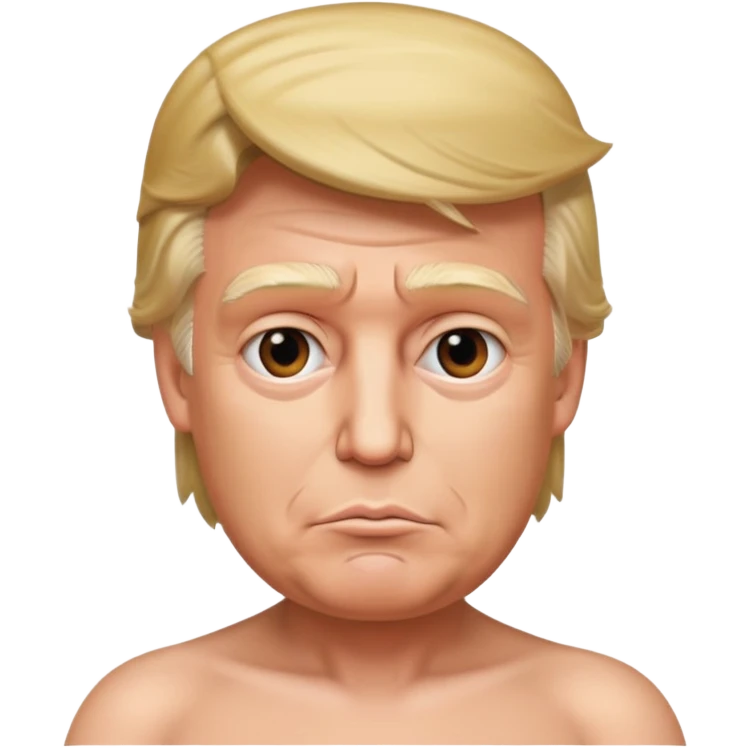 Голый Трамп emoji