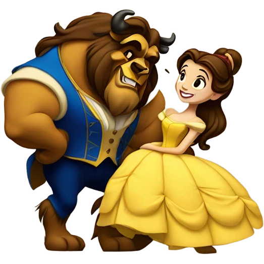 beauty and the beast  emoji