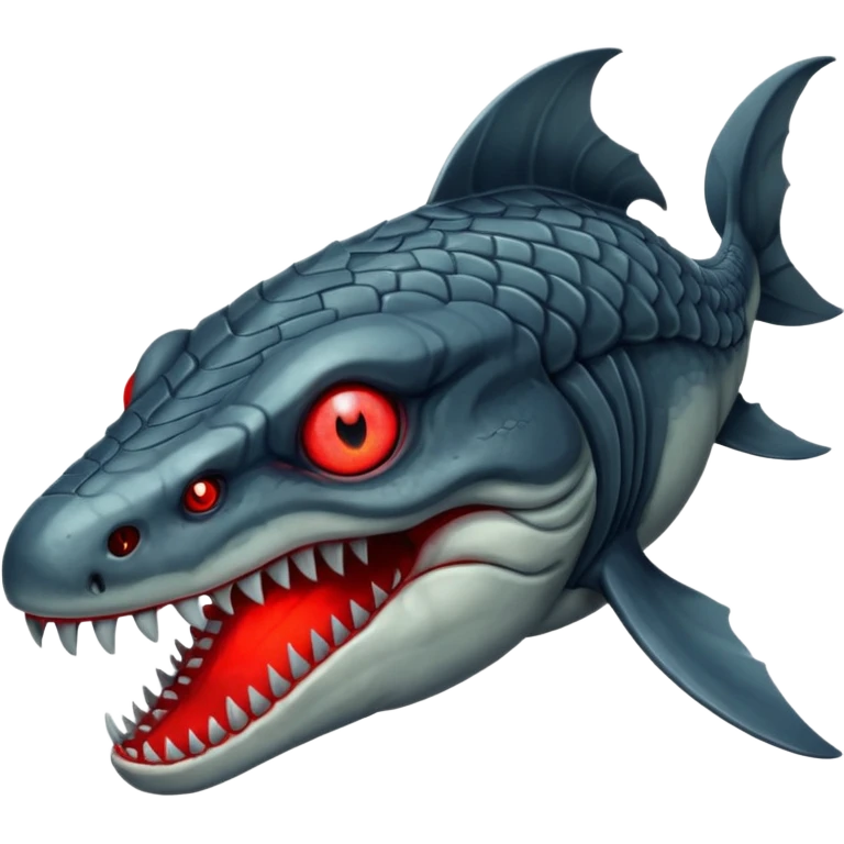Leviathan – Massive scaled beast with glowing eyes. emoji