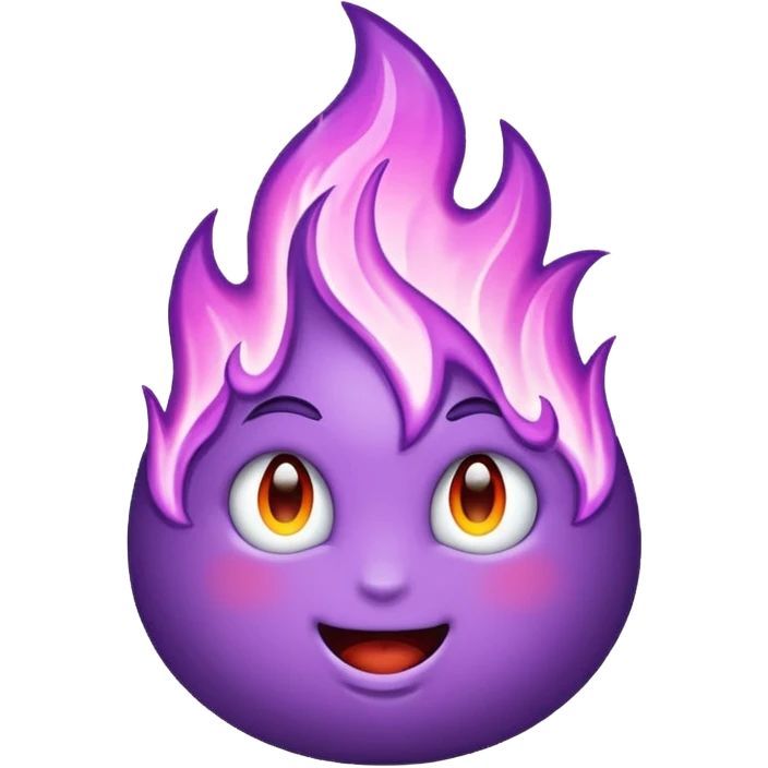 purple fire emoji
