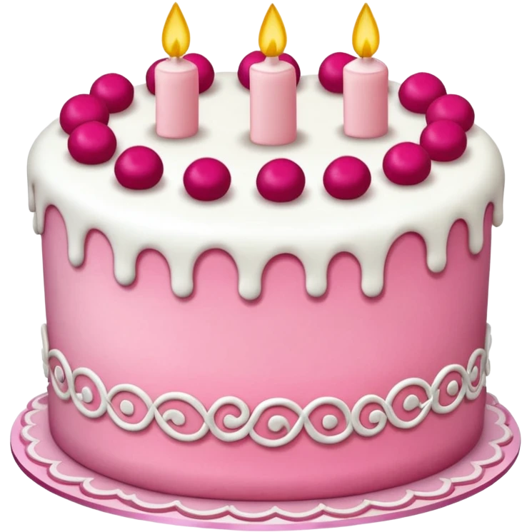 pink cake emoji