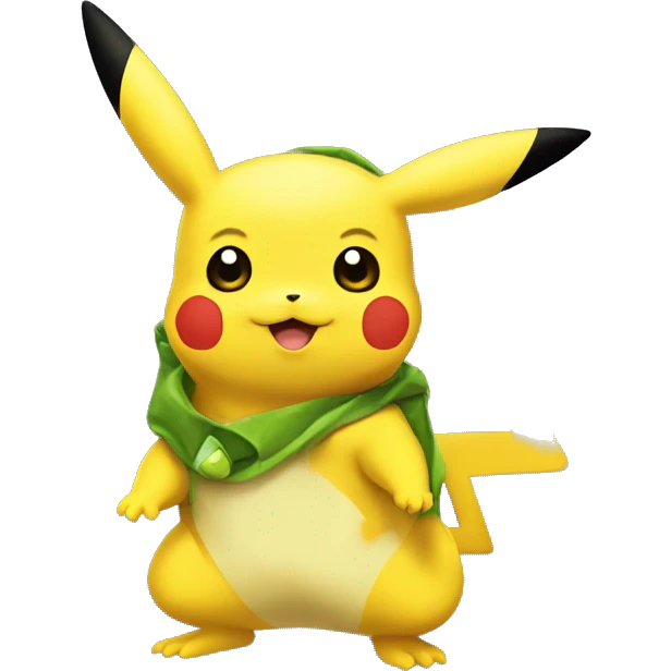 pikachu et grenouille  emoji