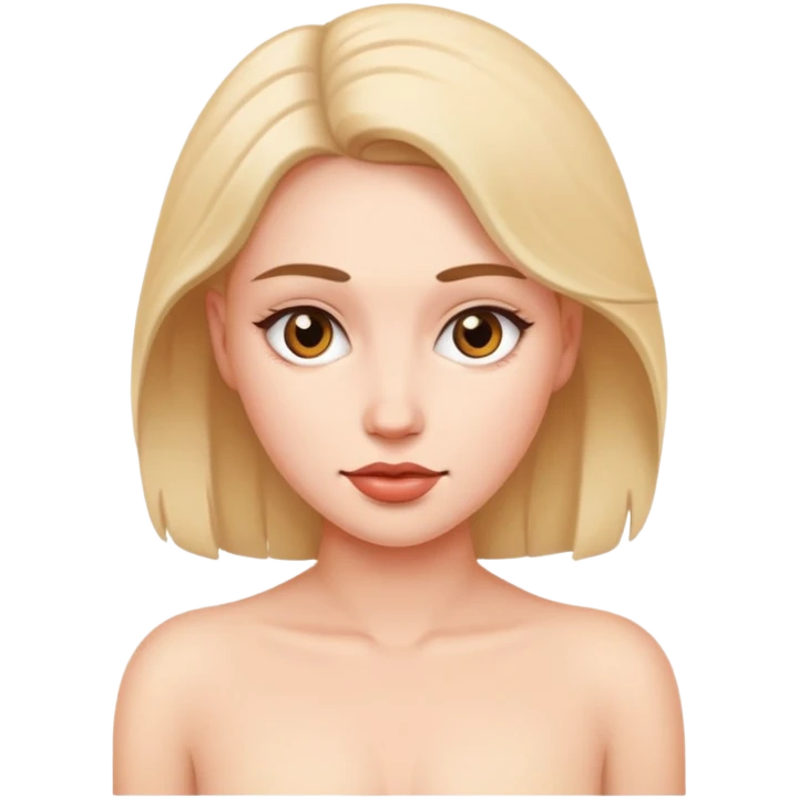Голая женщина emoji