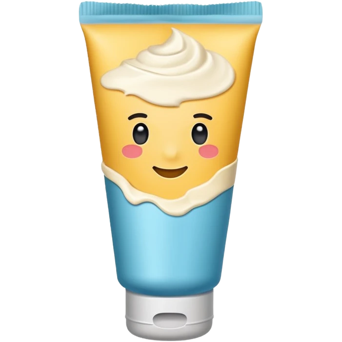 paper cream squeezer emoji