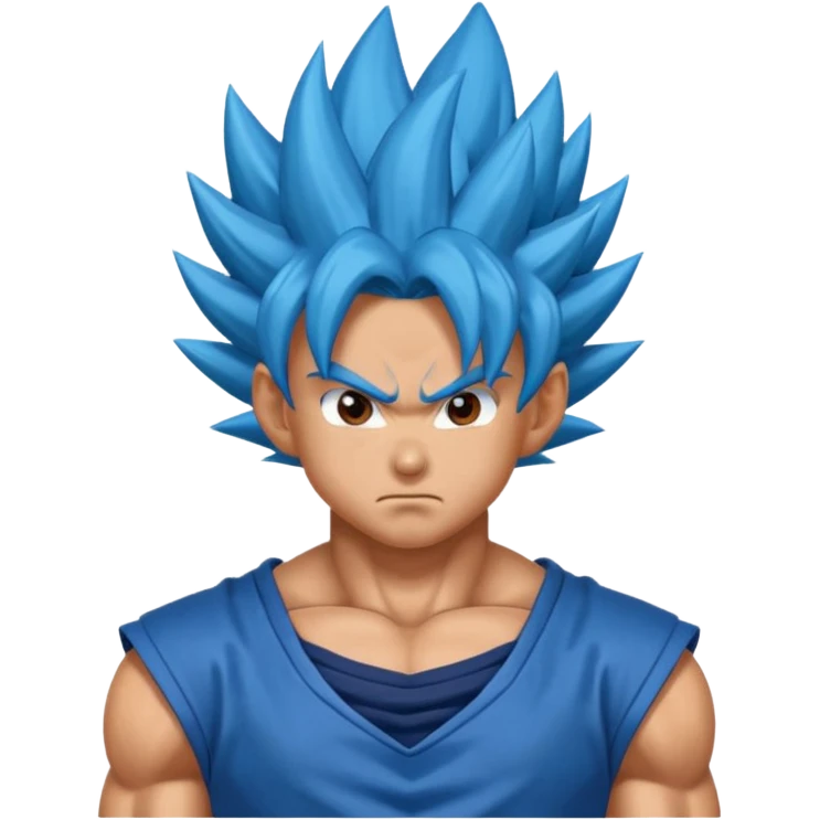 Goku in Super Saiyan Blue  emoji