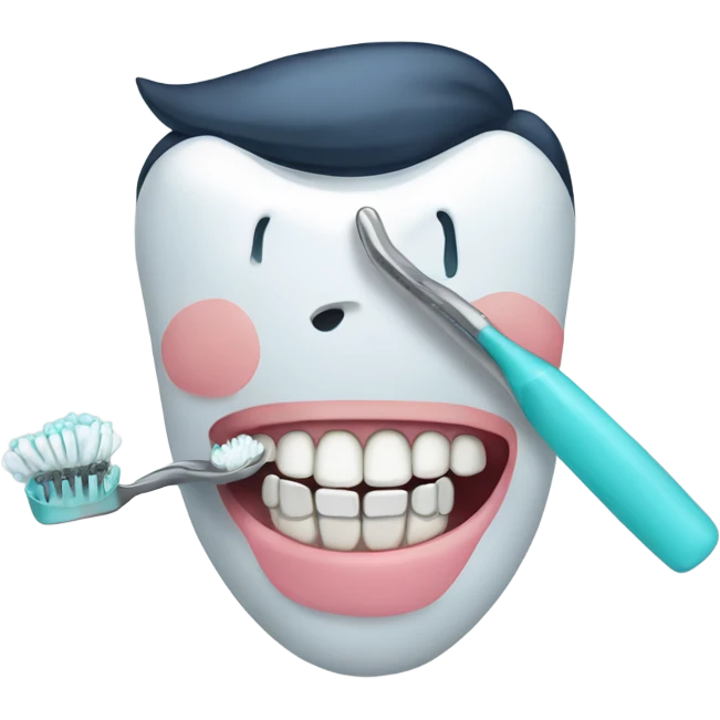 limpieza dental  emoji