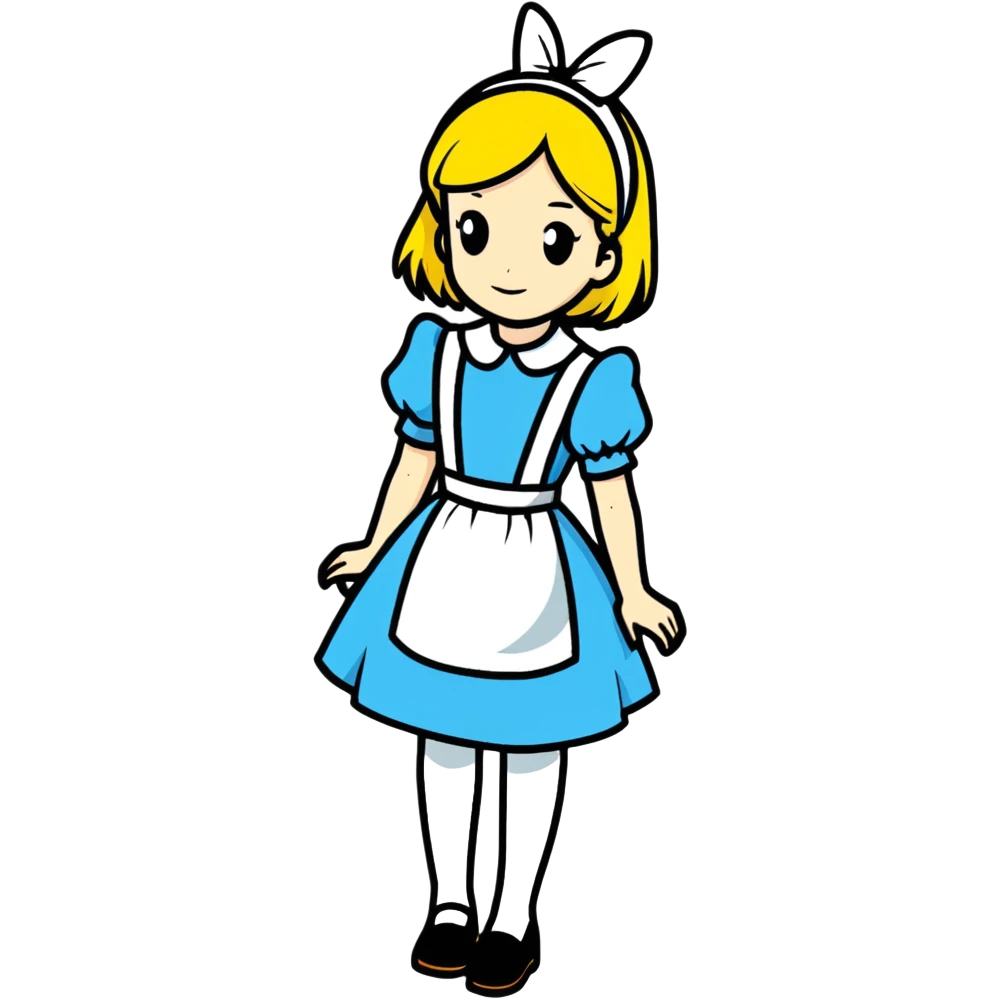 Alice in wonderland emoji